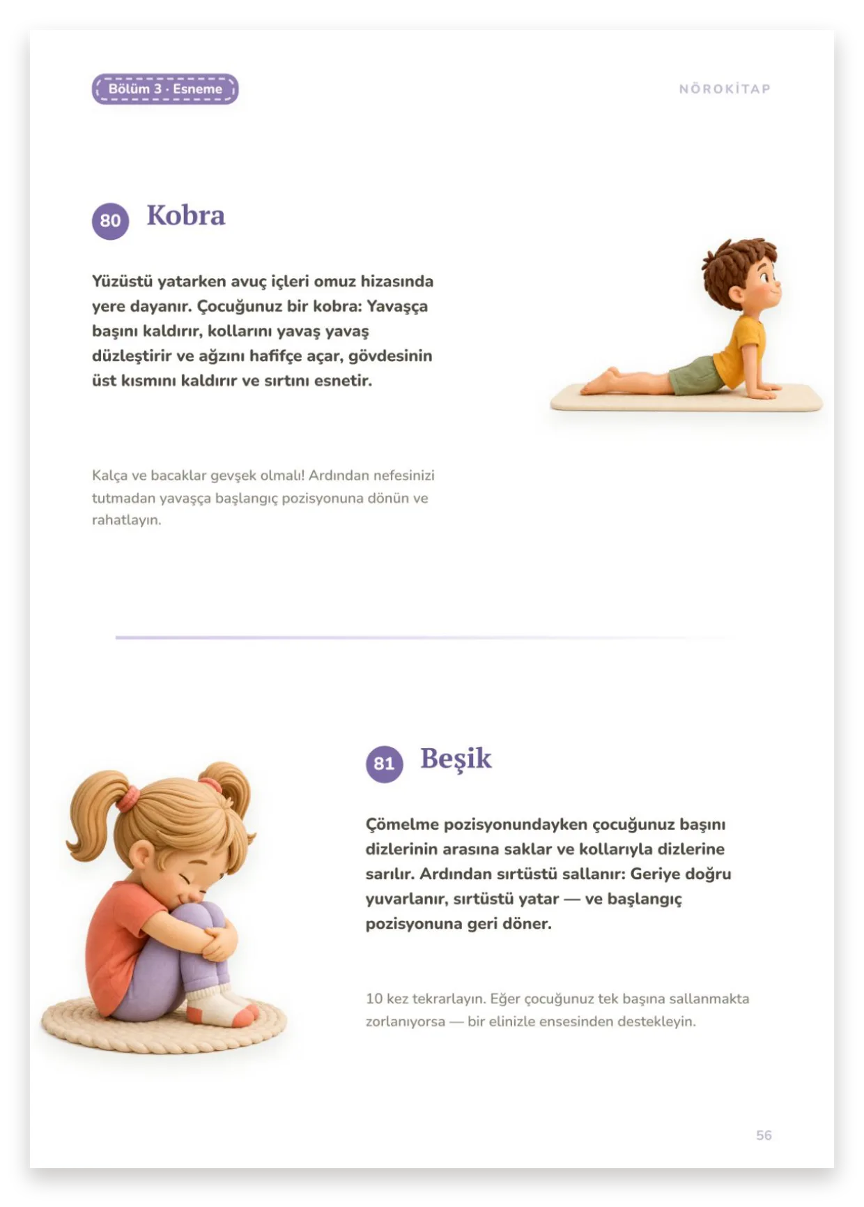 Protahování: Kobra a Kolébka